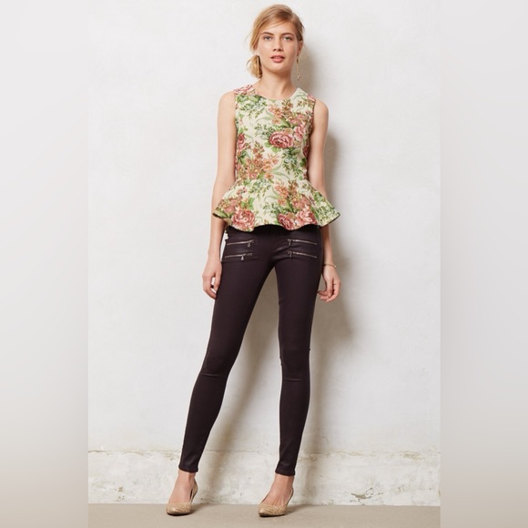 PAIGE Edgemont skinny jeans in dark black - Picture 4 of 4